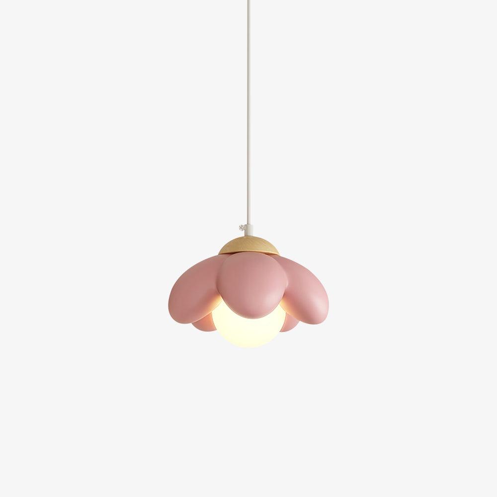 Elegant Cherry Blossom Resin Pendant Light Modern Floral Ceiling Hanging Lamp for Home