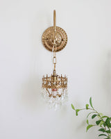 Elegant Crystal Crown Wall Sconce Set for Modern Interior Lighting