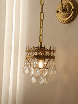 Elegant Crystal Crown Wall Sconce Set for Modern Interior Lighting