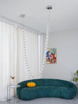 Elegant Crystal LED Chandelier Gabriel Gasolier Modern Hanging Light Fixture
