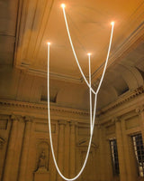 Elegant Crystal LED Chandelier Gabriel Gasolier Modern Hanging Light Fixture