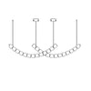 Elegant Crystal LED Chandelier Gabriel Gasolier Modern Hanging Light Fixture