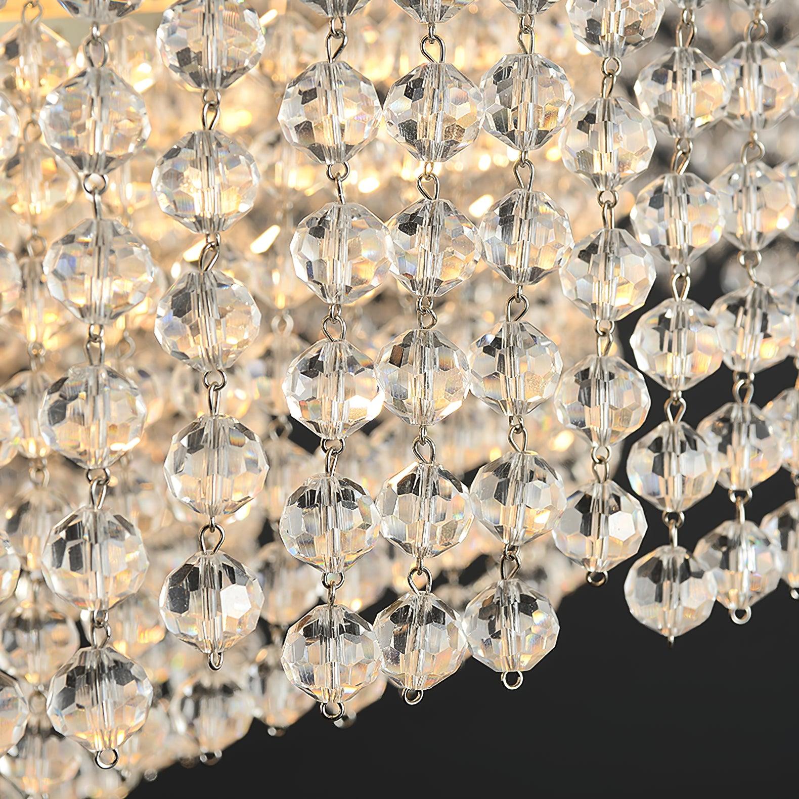 Elegant Crystal Waterfall Wall Sconce Set of 2 in Gold Finish for Luxury Interior Decor