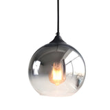 Elegant Glass Sphere Pendant Light Modern LED Hanging Ceiling Lamp for Dining Room and Kitchen Island