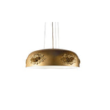 Elegant Gold Crystal Pendant Light Luxury Resin Chandelier with Gold Foil Finish