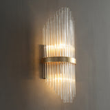Elegant Gold Crystal Wall Lamp Modern Nordic Sconce Lighting for Bedroom Living Room and Aisle