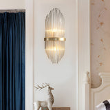Elegant Gold Crystal Wall Lamp Modern Nordic Sconce Lighting for Bedroom Living Room and Aisle