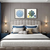 Elegant Gold Glass Tube Wall Light Modern Postmodern Up and Down Interior Sconce Lighting