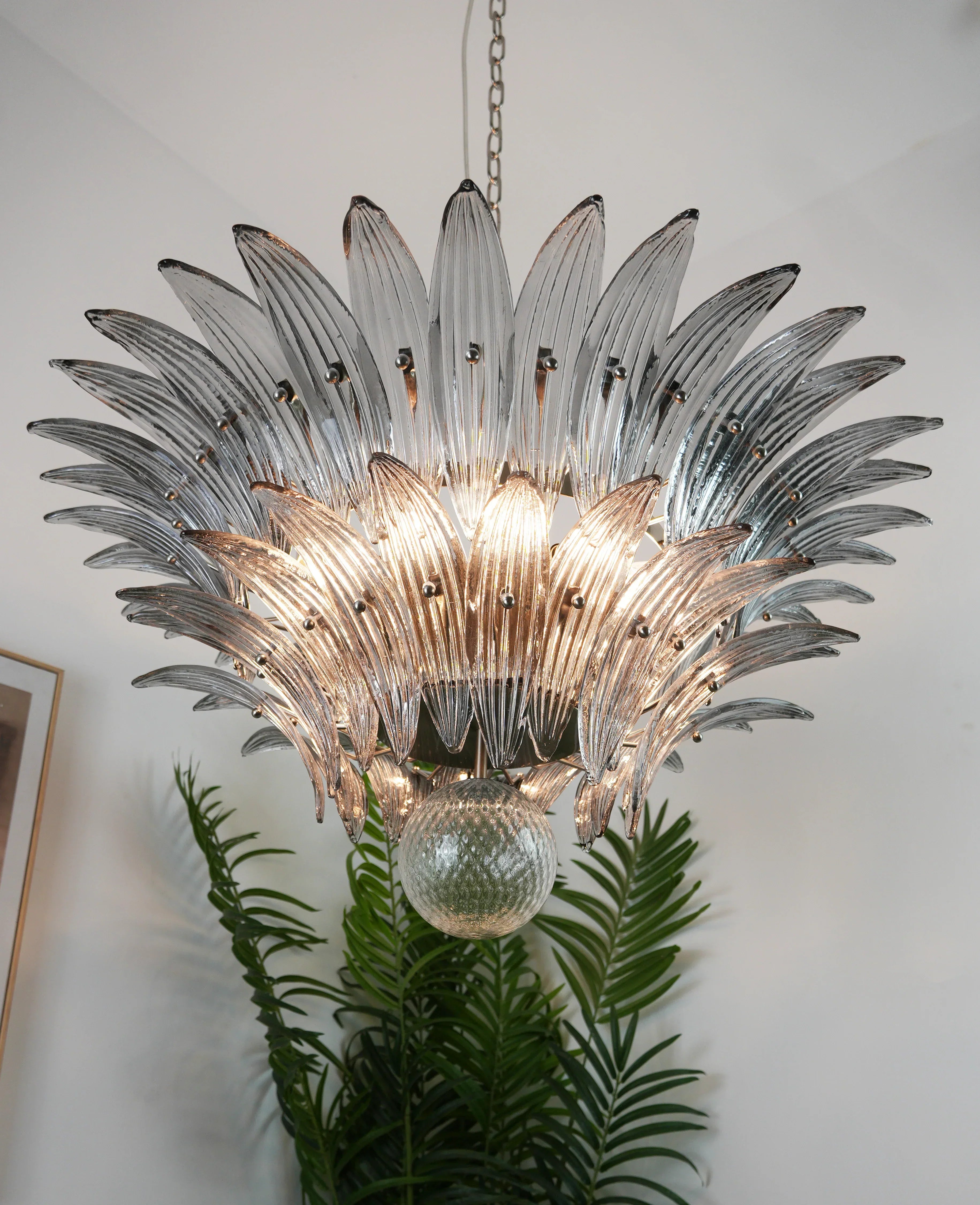elegant-handcrafted-smoked-glass-palmette-chandelier-murano-style-lighting-fixture