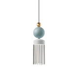 Elegant Metal Tassel Pendant Light with Integrated LED and Clear Glass Shade for Modern Interiors