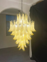 elegant-murano-hand-blown-caramel-glass-petal-chandelier-for-luxury-living-rooms-and-foyers