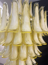 elegant-murano-hand-blown-caramel-glass-petal-chandelier-for-luxury-living-rooms-and-foyers