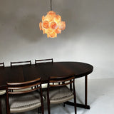 elegant-murano-pink-glass-disk-chandelier-for-modern-dining-room-lighting