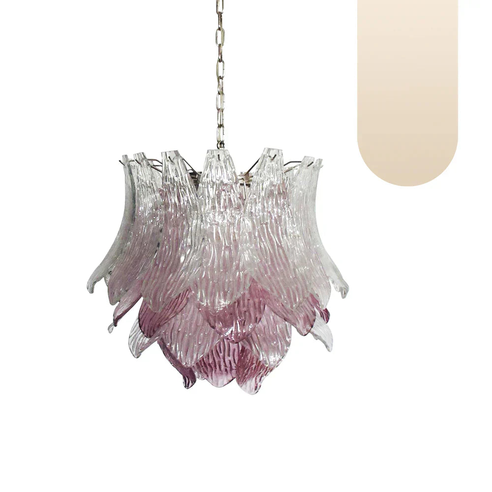 elegant-murano-style-amethyst-and-transparent-glass-flower-chandelier-for-living-room