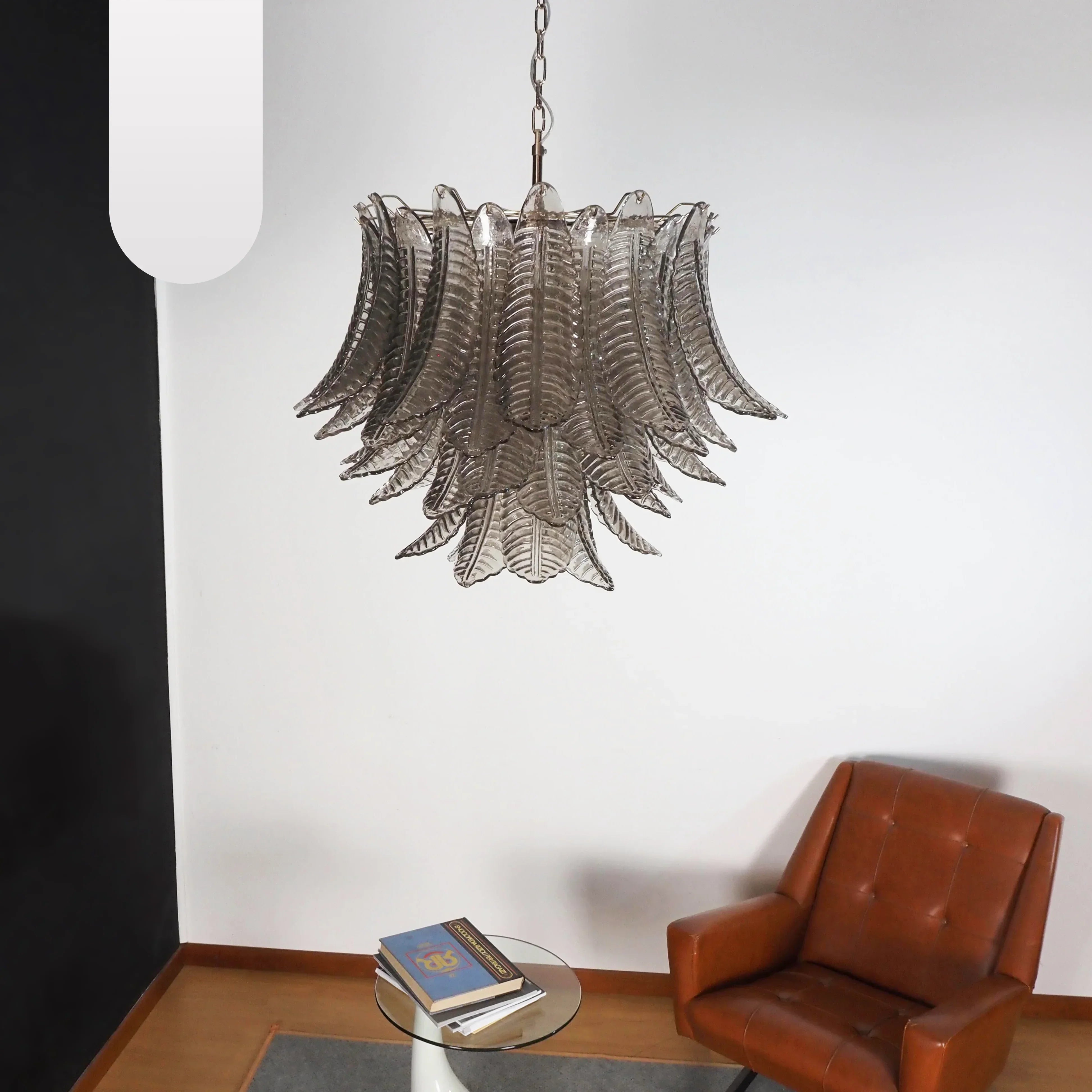 elegant-murano-style-smoked-glass-ferns-chandelier-for-luxury-living-room-decor