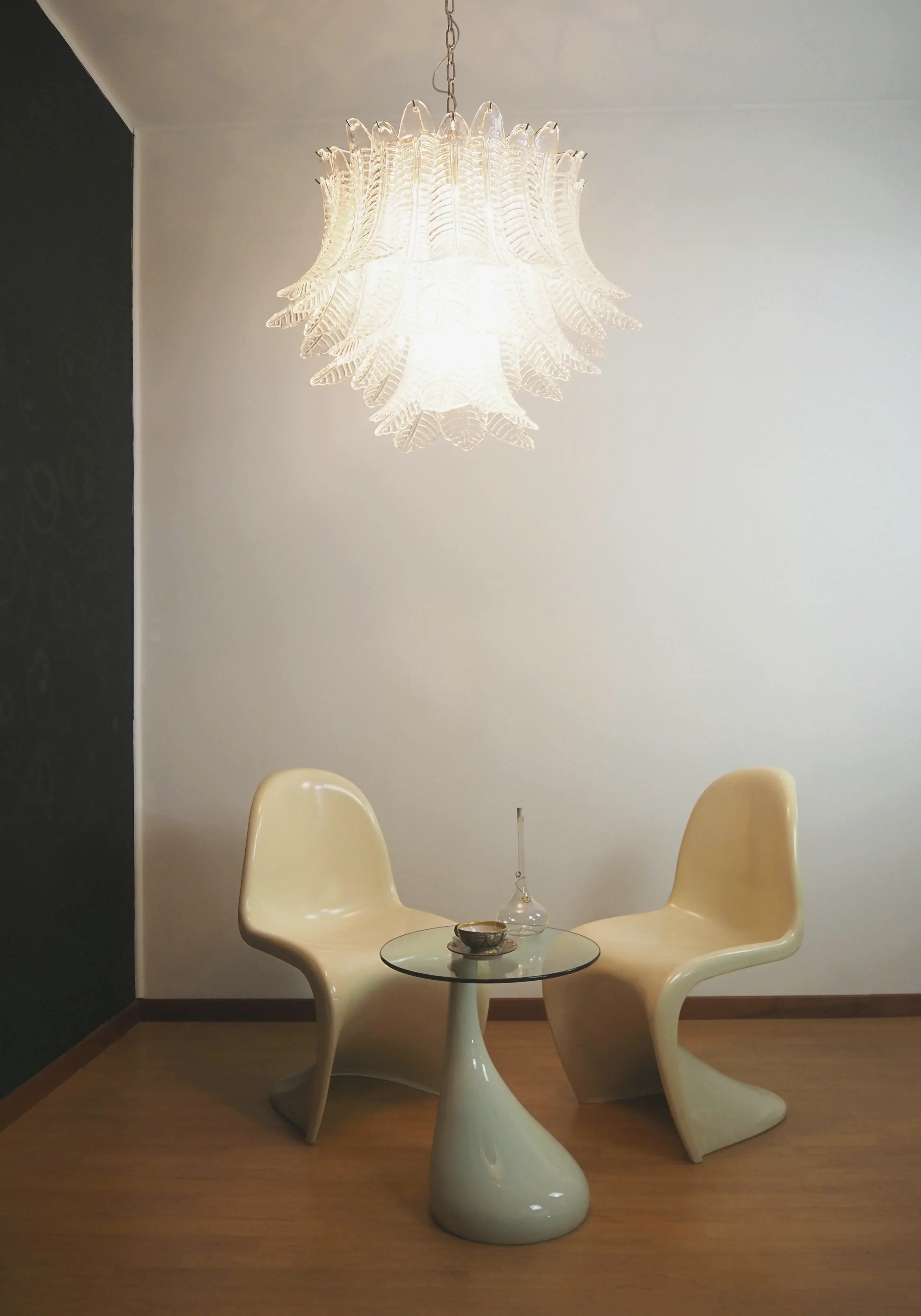 elegant-murano-style-transparent-fern-glass-chandelier-for-luxury-interior-lighting