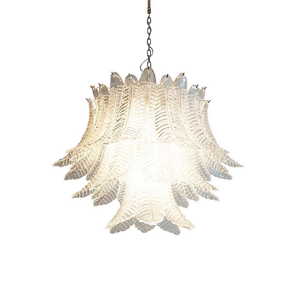 elegant-murano-style-transparent-fern-glass-chandelier-for-luxury-interior-lighting