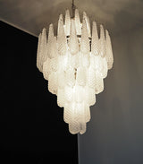 elegant-murano-style-transparent-glass-petal-chandelier-for-modern-living-room