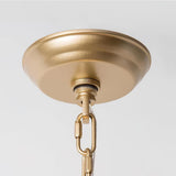 Elegant Ofelia Geometric Gold Circle Pendant Light for Contemporary Home Interiors
