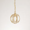 Elegant Ofelia Geometric Gold Circle Pendant Light for Contemporary Home Interiors