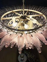 elegant-pink-murano-palmette-glass-chandelier-luxury-modern-pendant-light-fixture