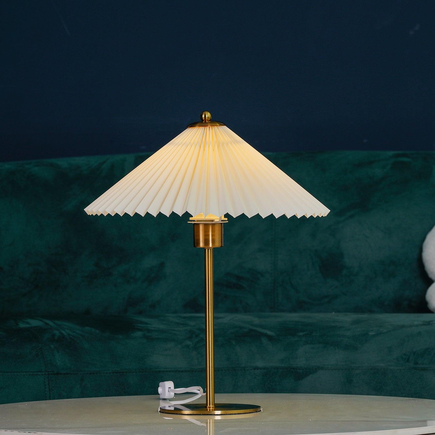 elegant-pleated-fabric-shade-table-lamp-with-gold-finish-for-mid-century-modern-home-decor