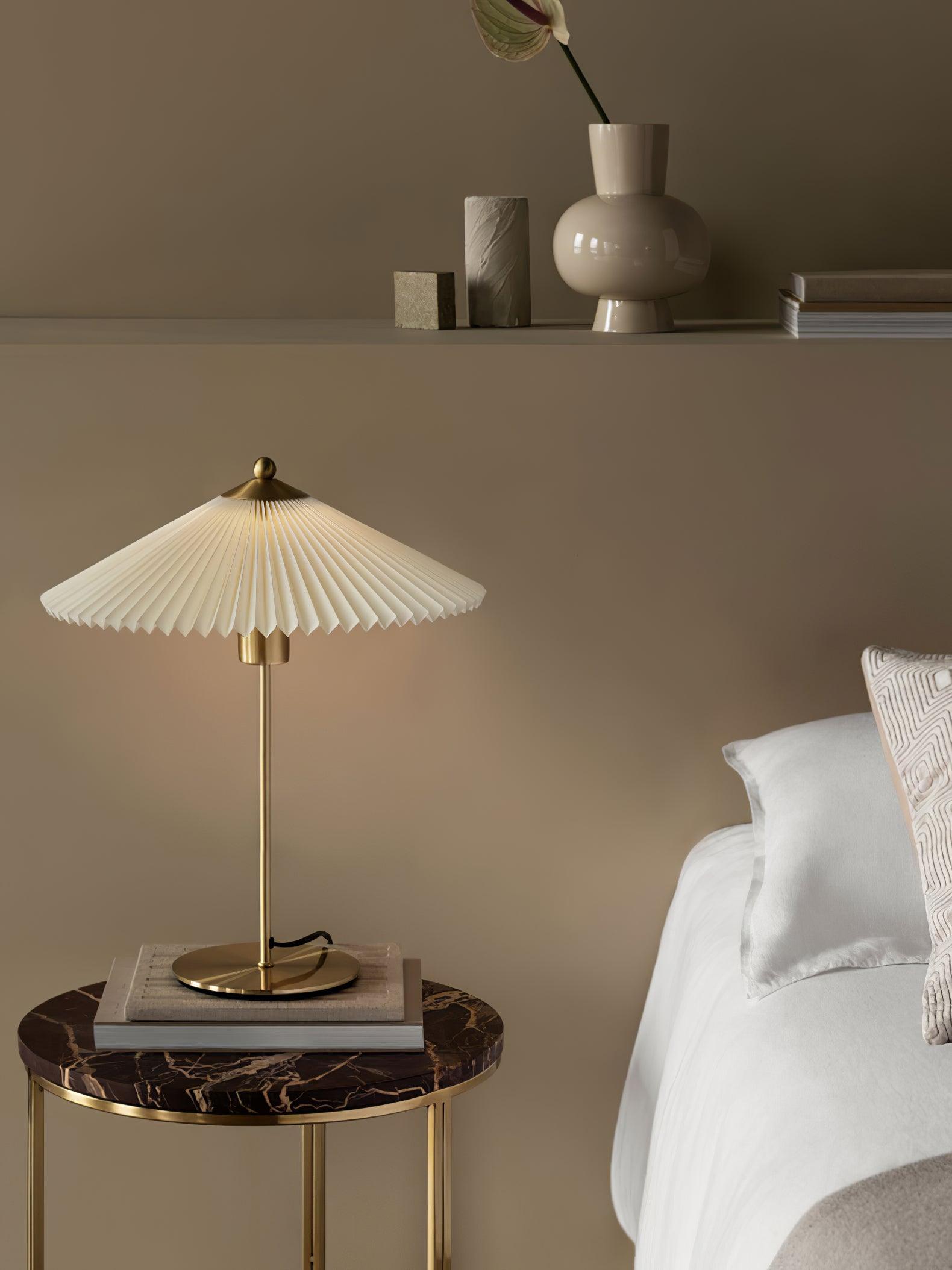 elegant-pleated-fabric-shade-table-lamp-with-gold-finish-for-mid-century-modern-home-decor