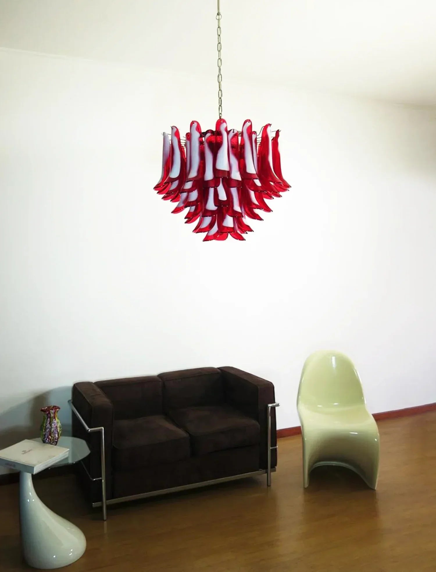 elegant-red-murano-glass-petal-chandelier-mid-century-modern-pendant-lighting