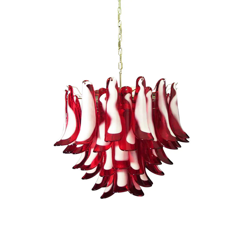 elegant-red-murano-glass-petal-chandelier-mid-century-modern-pendant-lighting