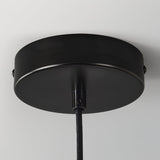 Elegant Scalloped Fabric Pendant Light Modern Indoor Hanging Fixture for Home