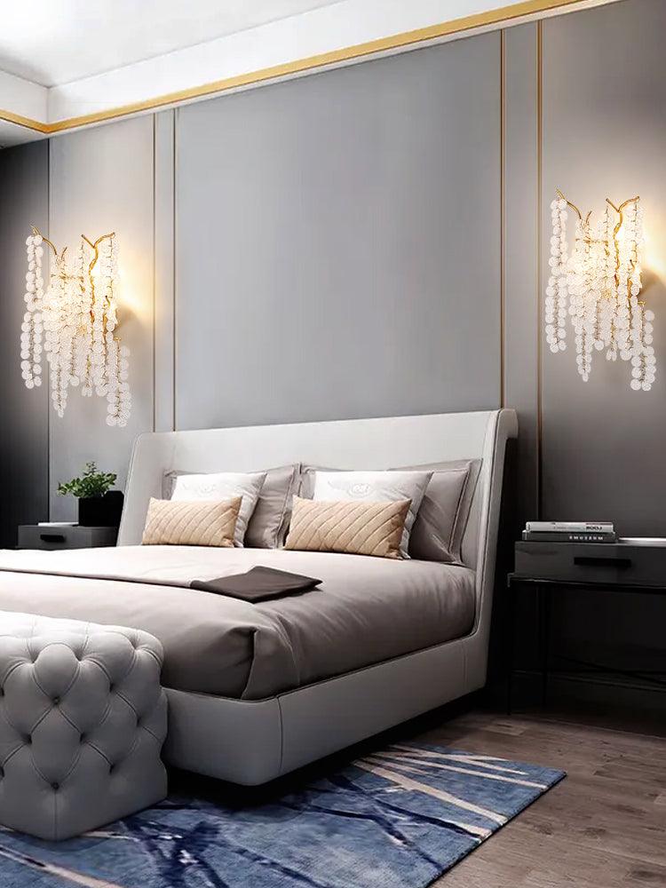 Elegant Shiro Noda Crystal Wall Lamp Organic Branch Sconce for Contemporary Homes