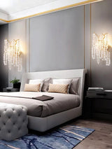 Elegant Shiro Noda Crystal Wall Lamp Organic Branch Sconce for Contemporary Homes