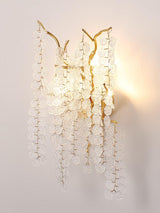 Elegant Shiro Noda Crystal Wall Lamp Organic Branch Sconce for Contemporary Homes