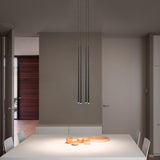 Elegant Slender Cone Multi Light Chandelier Modern Black LED Pendant Lamp
