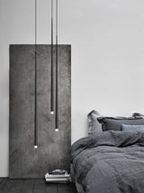 Elegant Slender Cone Multi Light Chandelier Modern Black LED Pendant Lamp
