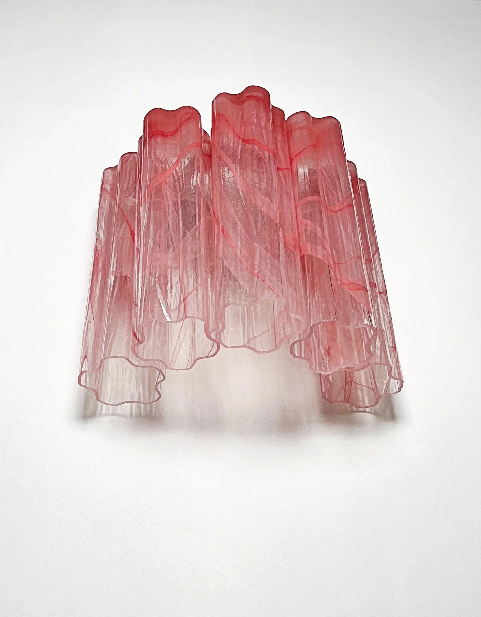 elegant-star-shaped-murano-pink-glass-tube-wall-sconce-luxury-handcrafted-lighting