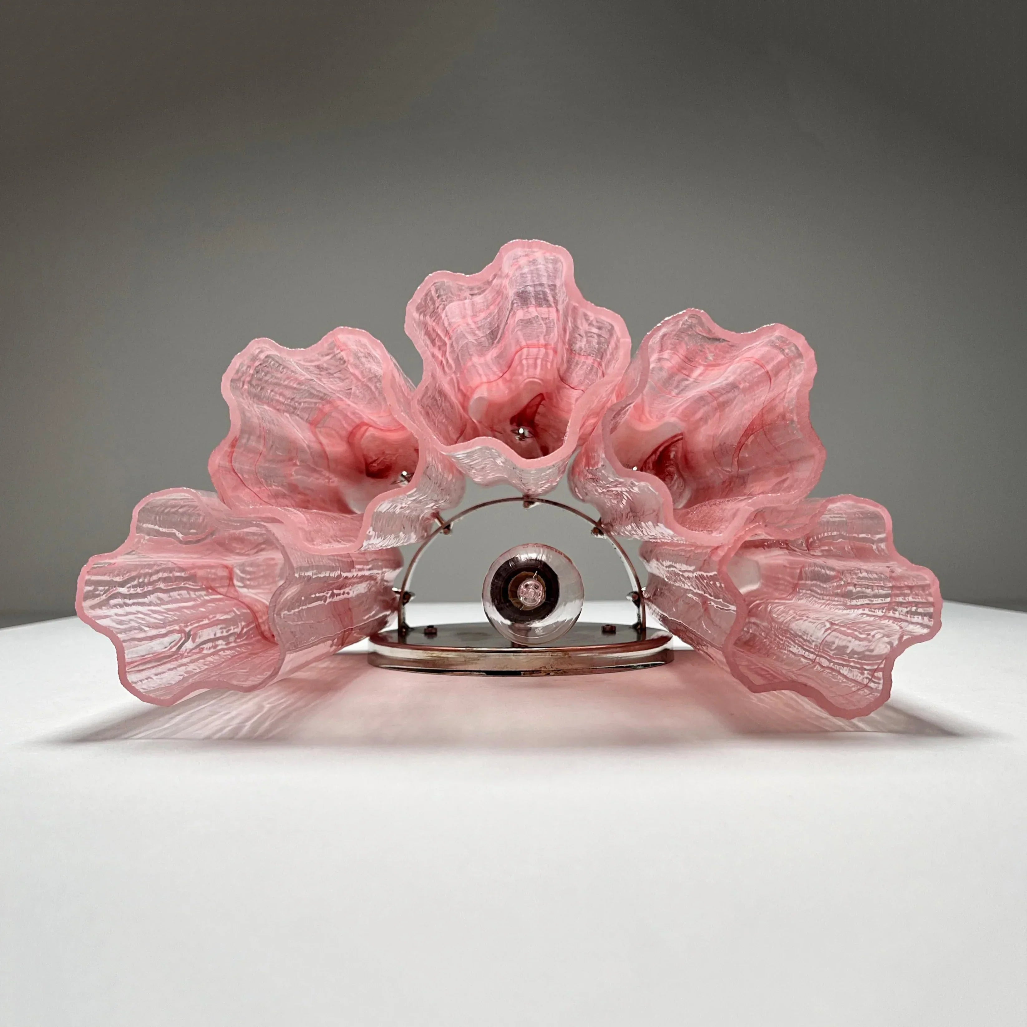 elegant-star-shaped-murano-pink-glass-tube-wall-sconce-luxury-handcrafted-lighting