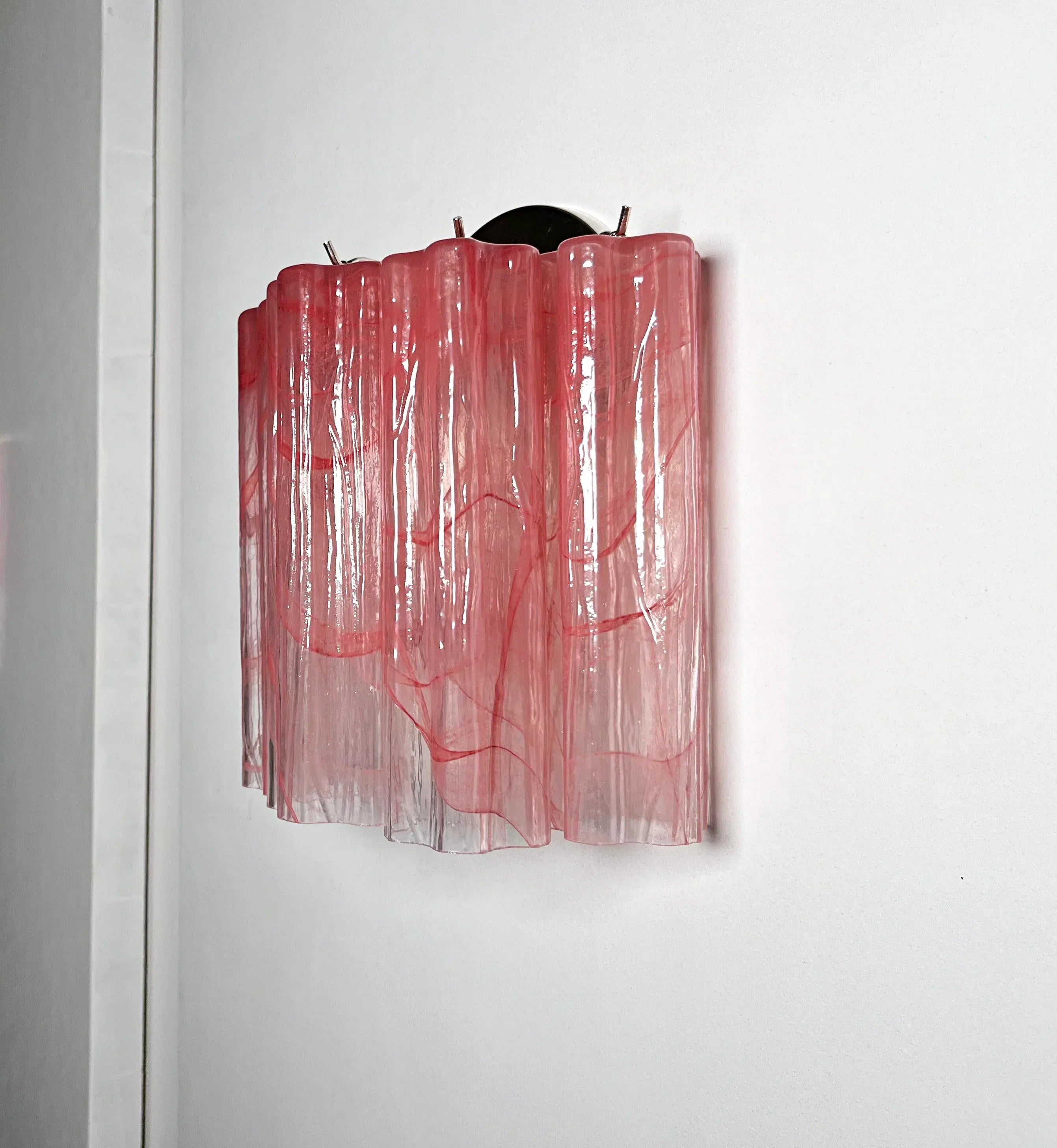 elegant-star-shaped-murano-pink-glass-tube-wall-sconce-luxury-handcrafted-lighting
