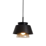 Elegant Traditional Metal and Glass LED Pendant Light Modern Hanging Lamp for Kitchen Island