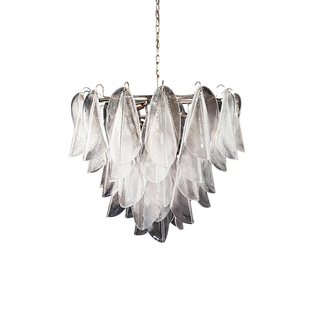 elegant-transparent-murano-glass-leaf-chandelier-for-modern-living-rooms-and-foyers