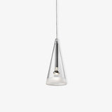 Elegant Tuileries Transparent Glass Cylinder Pendant Light for Kitchen Island and Dining Room