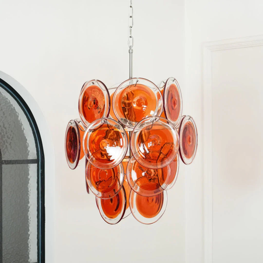 elegant-vintage-style-orange-glass-disc-chandelier-for-modern-dining-rooms-and-living-spaces