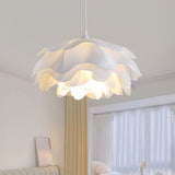 Elegant White Floral Multi Layered Acrylic Pendant Light for Modern Interior Spaces