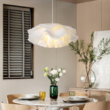 Elegant White Floral Multi Layered Acrylic Pendant Light for Modern Interior Spaces