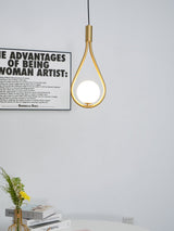 Elegant White Glass Globe Droplight Pendant Lamp for Modern Living Rooms and Dining Spaces