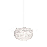 Elegant White Goose Feather Pendant Light Modern Nordic Hanging Lamp for Bedroom and Living Room