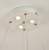 Elegant White Goose Feather Pendant Light Modern Nordic Hanging Lamp for Bedroom and Living Room