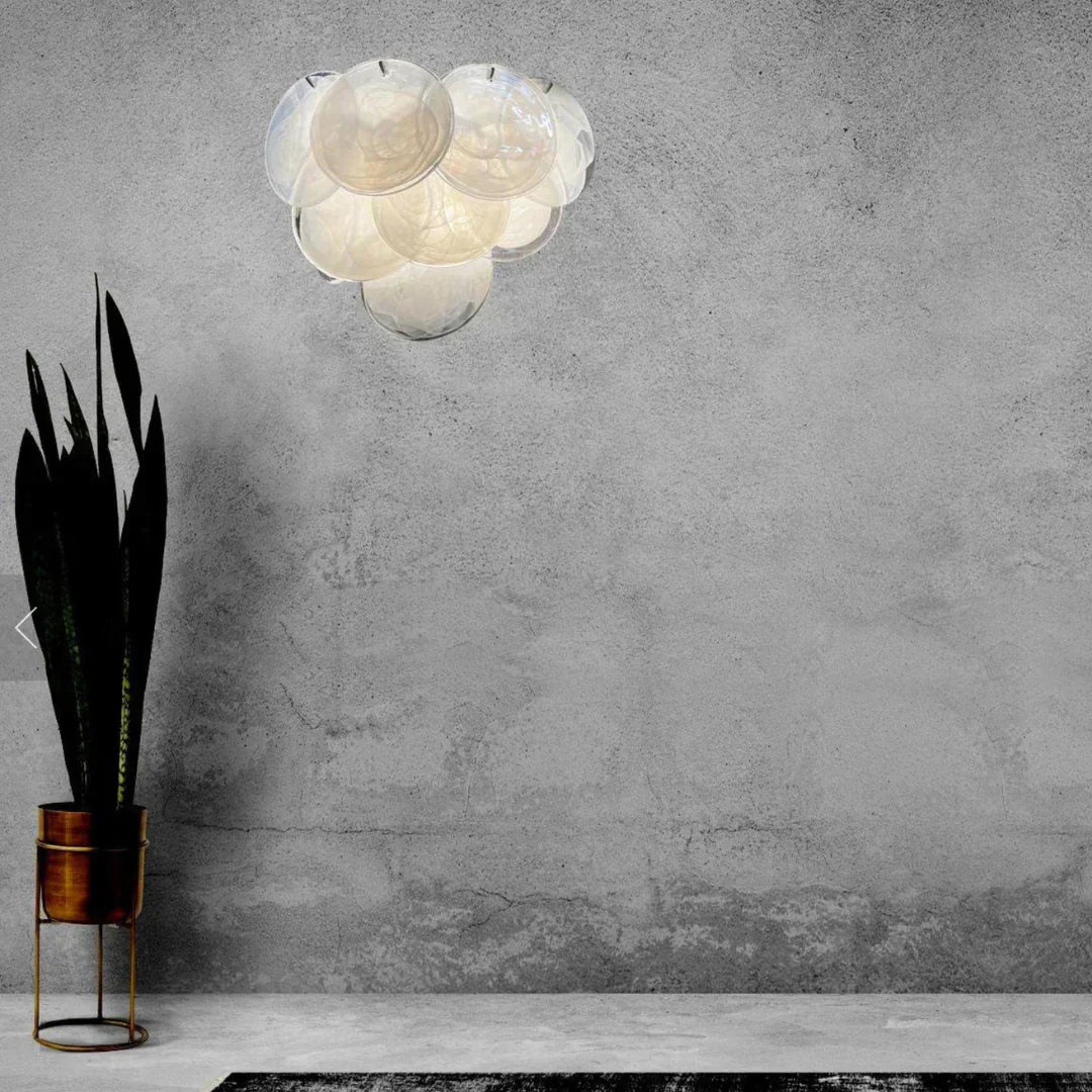 elegant-white-murano-glass-disc-wall-sconce-mid-century-modern-designer-sidelight