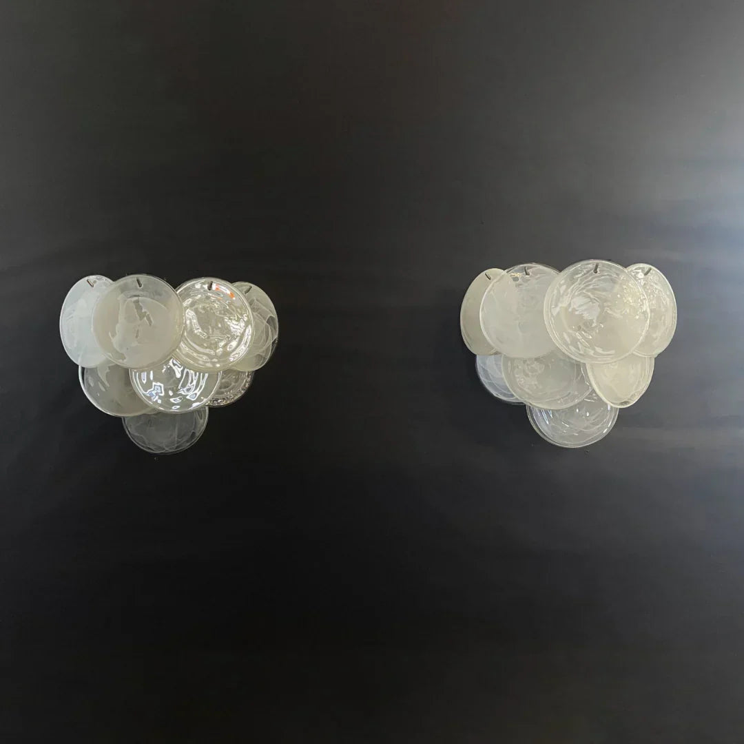 elegant-white-murano-glass-disc-wall-sconce-mid-century-modern-designer-sidelight