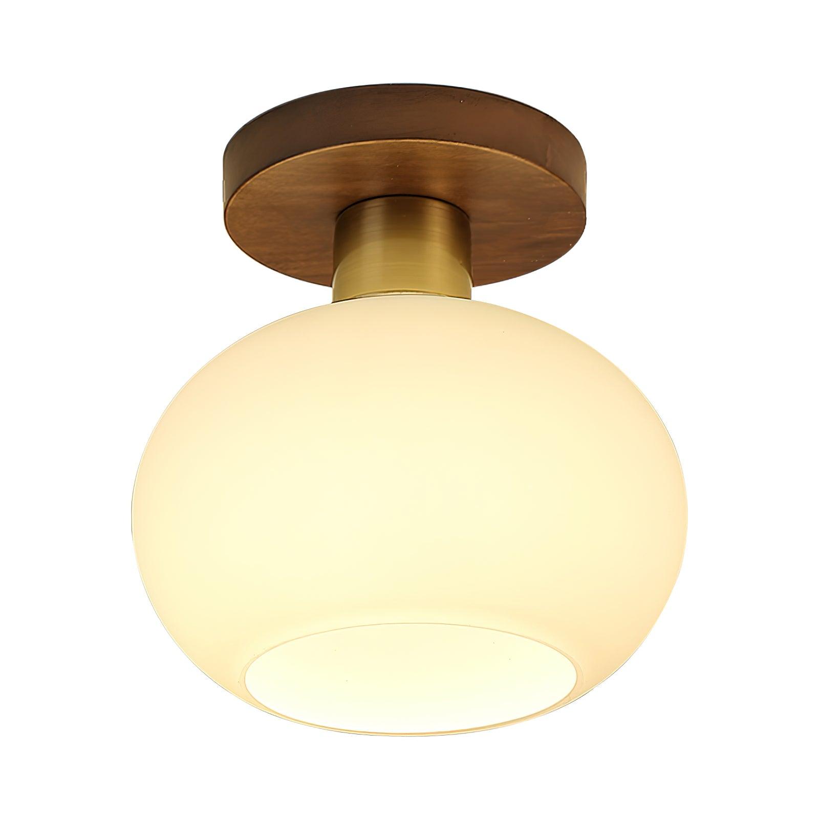 elegant-white-shell-ceiling-lamp-with-black-walnut-wood-base-and-copper-accents
